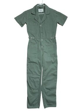 Pistola Wm's Grover Cotton Twill Short Sleeve Field Jumpsuit In Colonel Sz XS